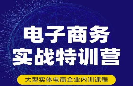 民赛电气内部出品：电子商务实战特训营，全方位带你入门电商，308种方式玩转电商-汇课新知资源网