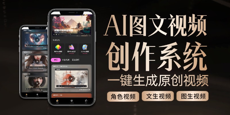 AI图文视频创作系统：一键生成原创视频-汇课新知资源网